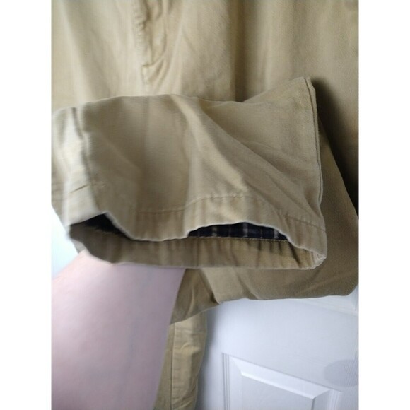 L.L. Beans Men's Lined Brown Khaki Natural Fit Pants. Size 44X32 - Picture 7 of 13